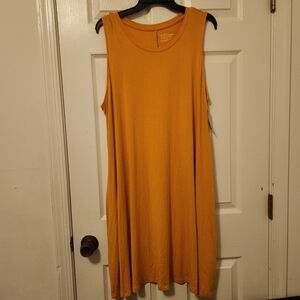 Universal Thread Golden Sleeveless Midi Dress